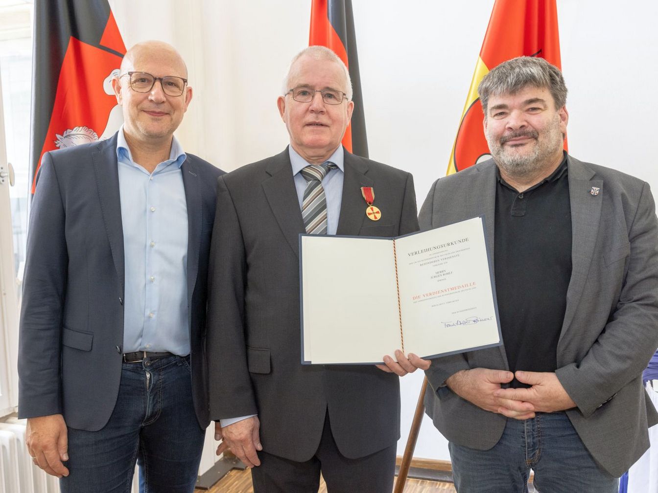 Einsatz für Brauchtumspflege und Vereinswesen: Verdienstmedaille für Jürgen Rohlf