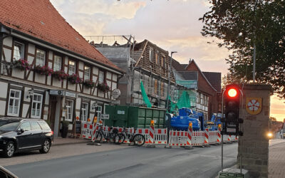 Behinderung Ortsdurchfahrt Stadt Eldagsen