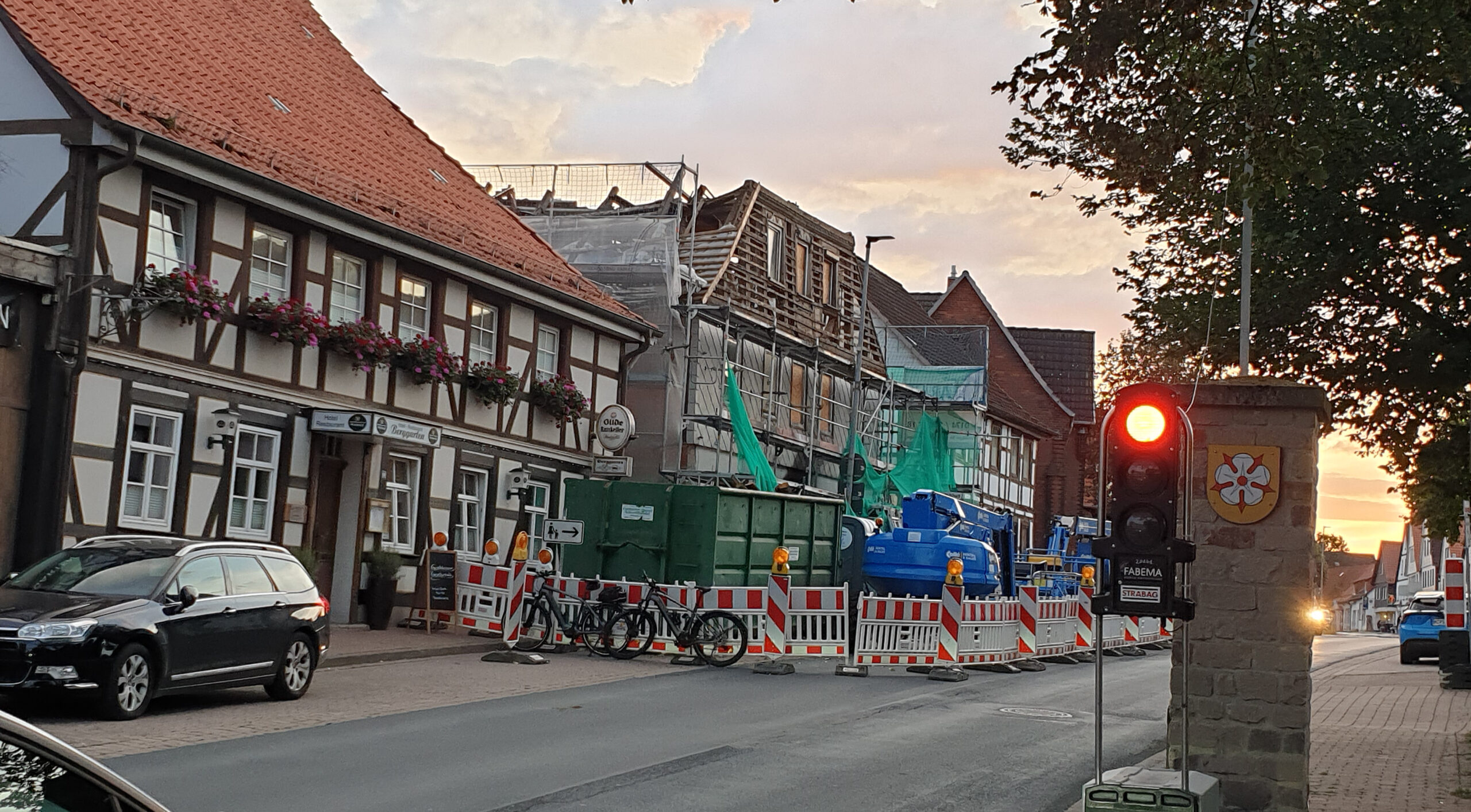 Behinderung Ortsdurchfahrt Stadt Eldagsen